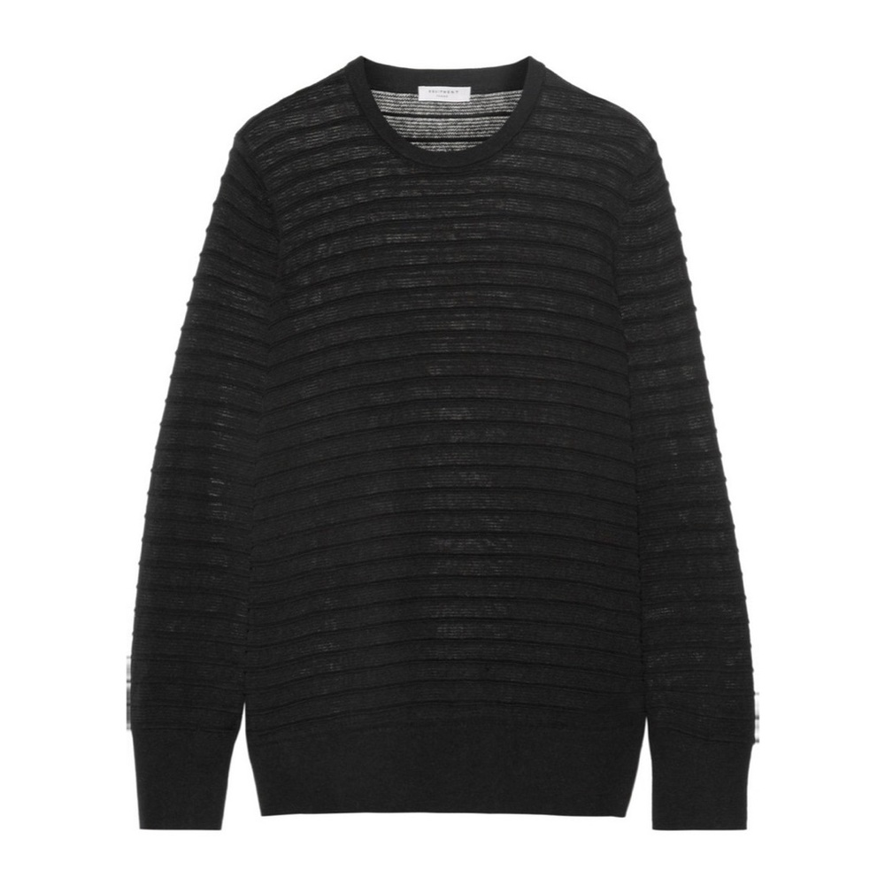 Equipment Black Rei Crew Sweater